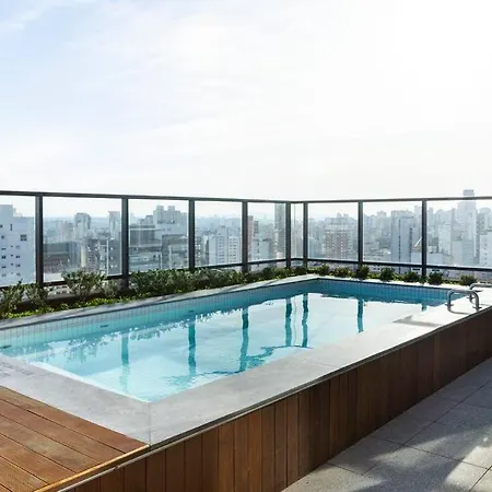 Charme Pinheiros E Jardins Com Piscina, Cama Queen Sao Paulo Exterior photo